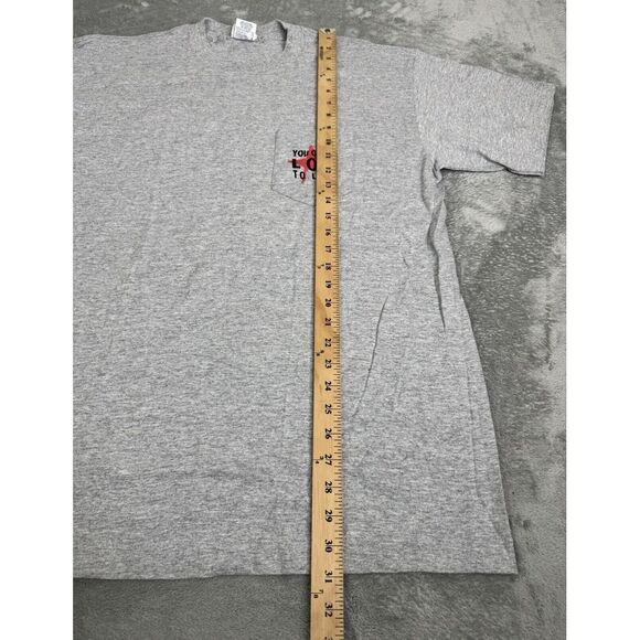 Vintage 90s Marlboro Man Short Sleeve T Shirt Men's Size XL Gray - Picture 10 of 11